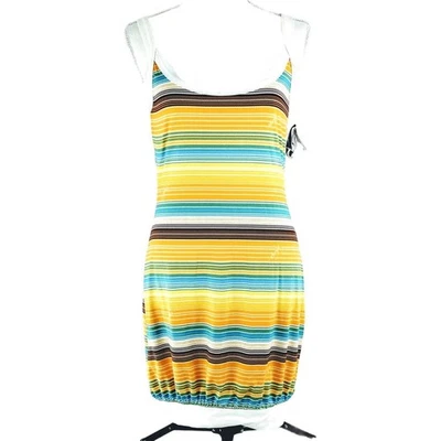 Vintage Baby Phat Y2K Striped Sleeveless Mini Tank Dress - Image 1 of 4