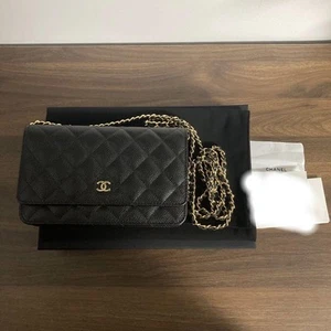 Chanel Matlasse Chain Wallet Black - Picture 1 of 17