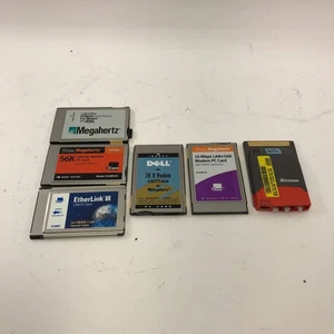 Various Brands of PC Network Cards PCMCIA/CardBus, PCMCIA Type II, ETC - Picture 1 of 14