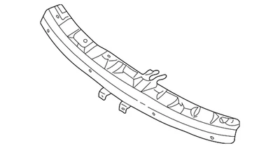 Genuine Nissan License Bracket 96212-2W100 - Image 1 of 2