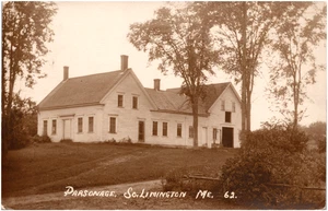 Parsonage House in South Limington Maine ME 1918 RPPC Postcard Photo - Picture 1 of 2