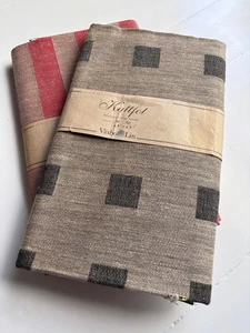 Mantel Växbo Lin Kattfot 63"x63" lino negro/beige - 017003013 - Imagen 1 de 6