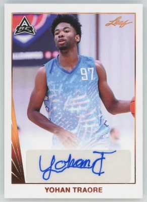 2022-23 Leaf Yohan Traore auto Yohan Traore Rookie Auto #BA-YT1 - Image 1 of 2
