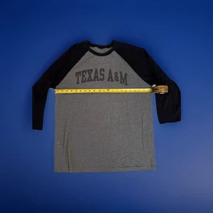Texas A&M Baseball Style Crew Neck Gray T-Shirt Size XL - Picture 1 of 4