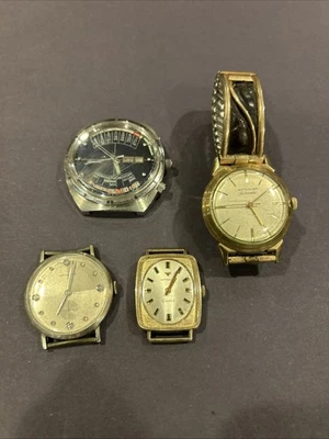 Lot Of 4 Vintage Wittnauer Watch’s 2000 1 Diamond Dial - Image 1 of 4