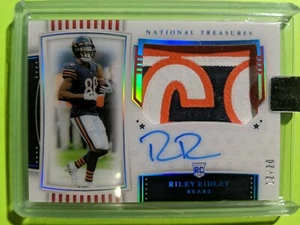 2019 Tesori Nazionali Stelle e Strisce Riley Ridley RC 12/20 Auto 3clr Patch - Foto 1 di 2