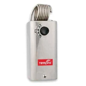 Tempro TP500 Line Voltage 30 to 110 Degree F Fixed Bulb Steel Housing SPDT Th... - Picture 1 of 1