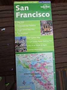 San Francisco Laminated Map - Lonely Planet - Picture 1 of 3