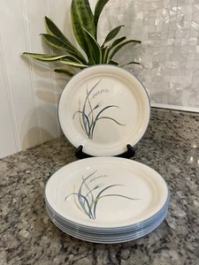 Set Of 8 Retired Coastal Breeze Luncheon Plate 8.5" Corelle by Corning USED USA - Picture 1 of 7