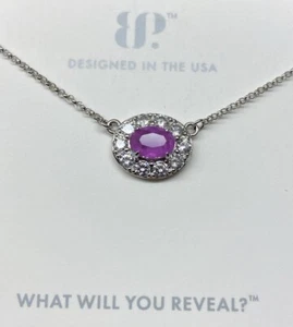 Bomb Party “A Night In Paris” .925 STERLING SILVER Purple Fluorite $154 MSRP! - Picture 1 of 7