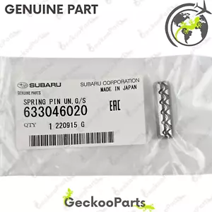 SUBARU GENUINE 1990-18 MANUAL GEAR SHIFTER SPRING PIN IMPREZA WRX STI 633046020 - Picture 1 of 18