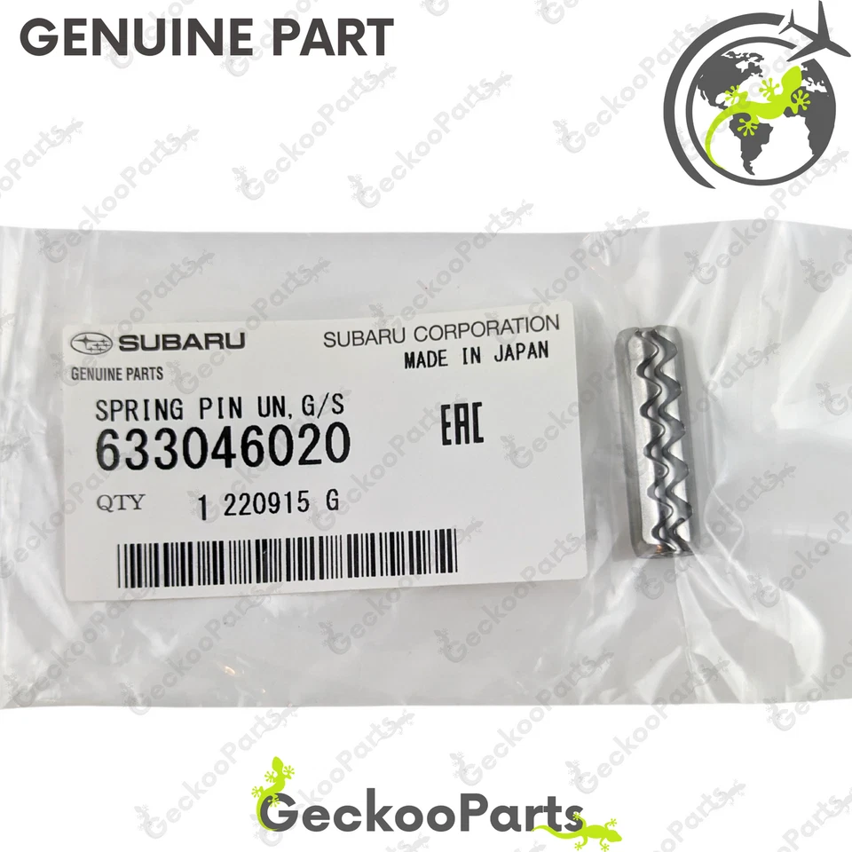 Subaru Genuine 1990-18 Manual Gear Shifter Spring Pin Impreza Wrx STI 633046020 - Image 1 of 4