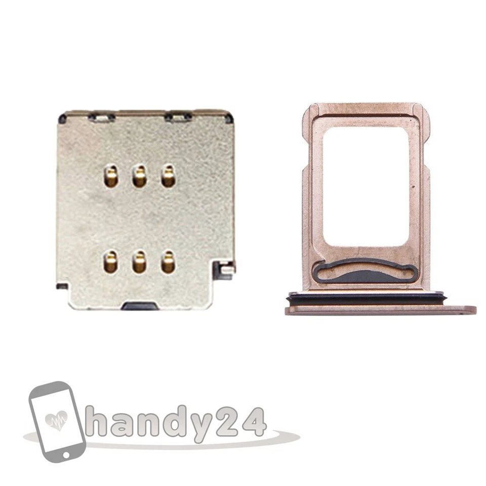iPhone 13 Pro Max Dual Sim Card Reader Kartenleser Sim Tray Schacht ● Gold - Bild 1 von 1