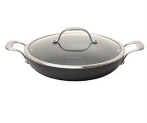 New. Chefs Hard Anodized Aluminum Nonstick 12 Inch Everyday Pan With Lid - Picture 1 of 1
