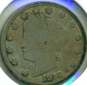 1912-D LIBERTY HEAD NICKEL, GOOD, GREAT PRICE! - Picture 1 of 12