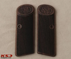 KSD Brand Browning FN 1922 Compatible Walnut Grips Diamond - Picture 1 of 1