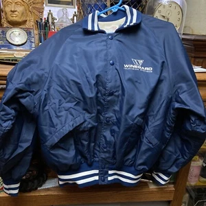 Vintage Advertising Jacket King Louie Pro Fit L Winegard Television Systems - Picture 1 of 20