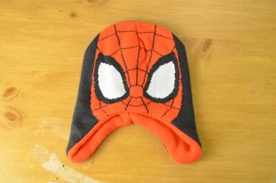 Marvel Spiderman Gorro Invierno Niños Niños Niñas Sombrero Gorra Usado Limpio Ultimate Foto 1 de 4