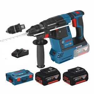 Bosch Akku-Bohrhammer GBH 18V-26 F, SSBF,  2 x 5,0 Ah Akku; Ladegerät in L-Boxx - Bild 1 von 4