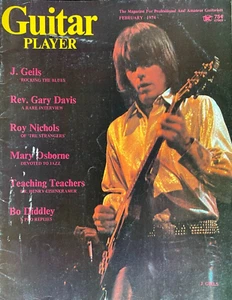 Guitar Player Magazine February 1974 Jay Geils Rev. Gary Davis Bo Diddley & More - Picture 1 of 1