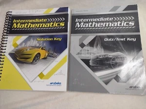 Abeka Intermediate Mathematics Solution Key & Quiz/Test Key 7th Grade Math - Imagen 1 de 9