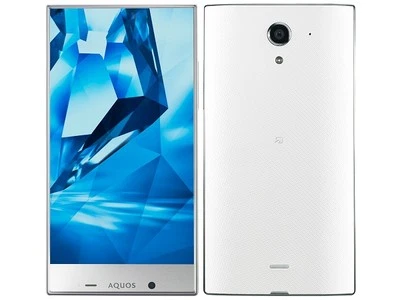 SHARP AQUOS CRYSTAL X/Y 402SH 5.5 INCH ANDROID 4K UNLOCKED SMARTPHONE JPN WHITE - Image 1 of 4