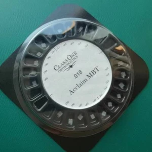 Soporte de cerámica de ortodoncia dental clase uno MBT 018 ranura 345 ganchos NUEVO - Imagen 1 de 4