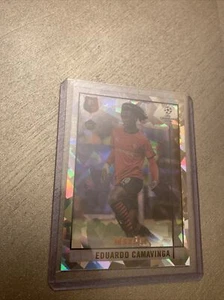 2020-21 Topps Merlin UEFA Champions League Eduardo Camavinga Atomic #/250 - Picture 1 of 3