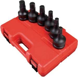 Sunex 5607 1-Inch Drive Metric Hex Driver Set, 6 Piece - Picture 1 of 2