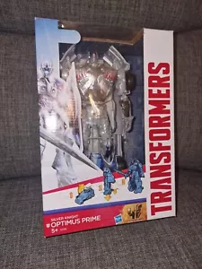 HASBRO TRANSFORMERS SILVER KNIGHT OPTIMUS PRIME AGE OF EXTINCTION NEW AND SEALED - Picture 1 of 5