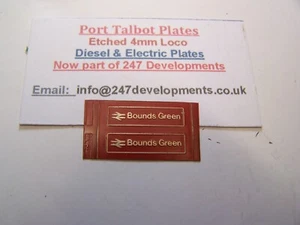 7mm Scale Etch Plates Class 43 HST 43 057 Bounds Green (red) - Picture 1 of 1
