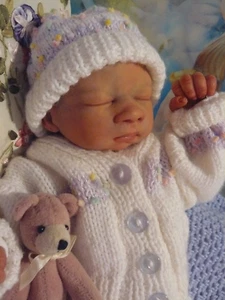 REBORN BABY OOAK SCULPT by ARTIST CATHY ROWLAND #1/1...with COA & SO RARE!!! - Picture 1 of 12