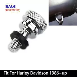 1/4" Chrome Motorbike Rear Fender Passenger Seat Bolt Screw For Harley Davidson - Bild 1 von 12
