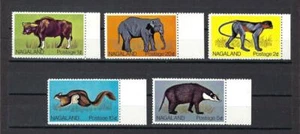 Nagaland 1968 mucca elefante scimmia orso India nuovo nuovo nuovo di zecca - Foto 1 di 1