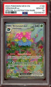 PSA 10 GEM MINT Venusaur Ex Special Illustration Rare 198/165 SV Pokemon 151 EN - Picture 1 of 2