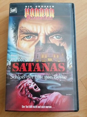 VHS RARITÄT: SATANAS - SCHLOSS DER BLUTIGEN BESTIE (1964) MIT VINCENT PRICE KULT - Bild 1 von 4