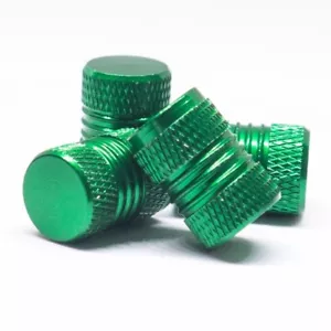 For Volkswagen Volvo Car 4X Green Wheel Tire Valve Air Caps Cover Universal cap - Picture 1 of 4