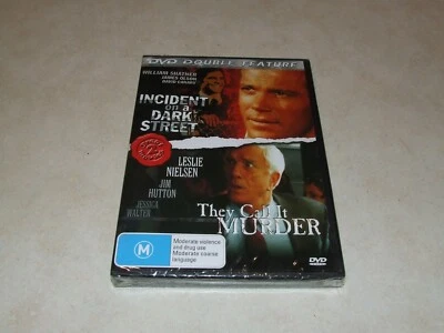 Incident on a Dark Street/They Call it Murder - DVD - Region All Pal - New - image 1 of 2