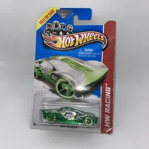 Hot Wheels Split Decision 2013 blanco claro y verde 134/250 gran tarjeta X-Raycers - Imagen 1 de 2