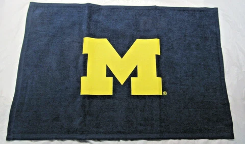 NCAA Michigan Wolverines Sports Fan Towel Navy 15" by 25" by WinCraft Cover