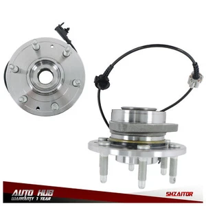 Pair Front Wheel Bearing Hubs For Chevrolet Silverado 1500 2007-2013 6 Stud 4WD - Picture 1 of 13