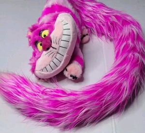 Disney Parks Cheshire Cat 40" Long Boa Tail Plush Stuffed Alice In Wonderland - Picture 1 of 14