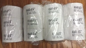 Direct Thermal 1.75"x0.75" Labels, 1" core for Zebra 2824/2844/GK/GX/ZD-12 rolls - Picture 1 of 2