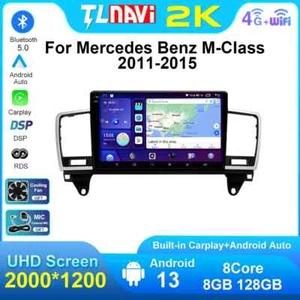 For Mercedes Benz M-Class M Class W166 ML Android 13 Car Stereo Radio GPS Navi - Picture 1 of 32