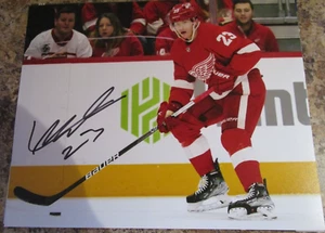 LUCAS RAYMOND SIGNED 8X10 MATTE PHOTO DETROIT RED WINGS (E) - Picture 1 of 2