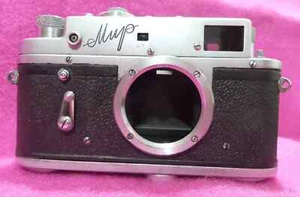 r Mir vintage KMZ Rosyjski ZSRR Leica dalmierz 35 mm M39 aparat tylko korpus 8665 - Zdjęcie 1 z 5