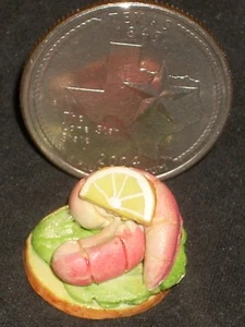 Cibo Panini Pasto Cena Resina (?) Cibo casa delle bambole in miniatura 9758 - Foto 1 di 5