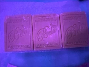 3 NEW Bela Natural Plant Oil Soap Lemon Myrtle With Lemongrass 3.3oz. Bars - Picture 1 of 1