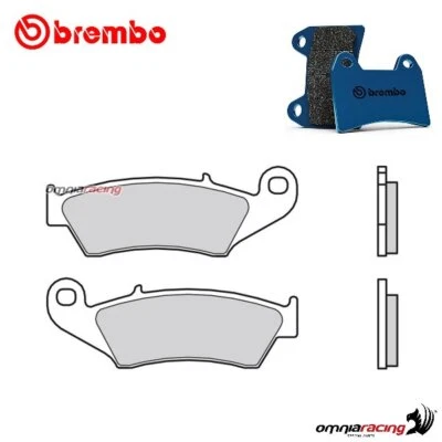 Pastillas de freno delanteras Brembo CC Carbon Ceramica para Honda CRF230F 2004-2019 Foto 1 de 4