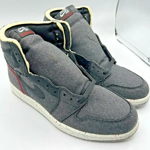 Air Jordan 1 High Zoom Air Crater Space Hippie Größe 11 Schwarz Grau Crimson CW2414 - Bild 1 von 12